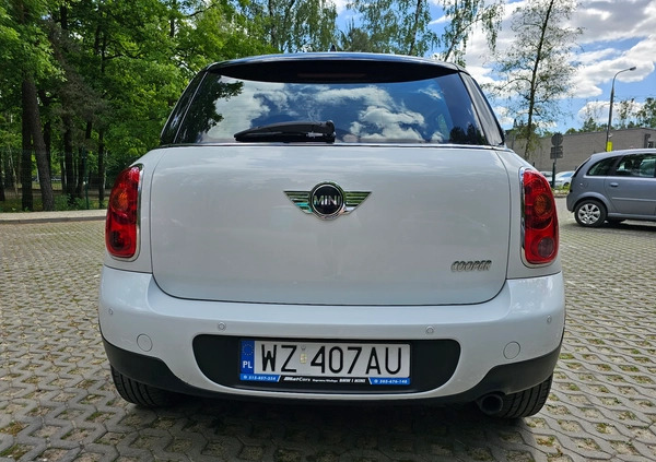 MINI Countryman cena 35500 przebieg: 149000, rok produkcji 2011 z Kętrzyn małe 56